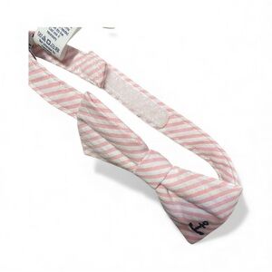 Janie and Jack Light Pink and White Size 0 to 24 months Kids Bow Tie